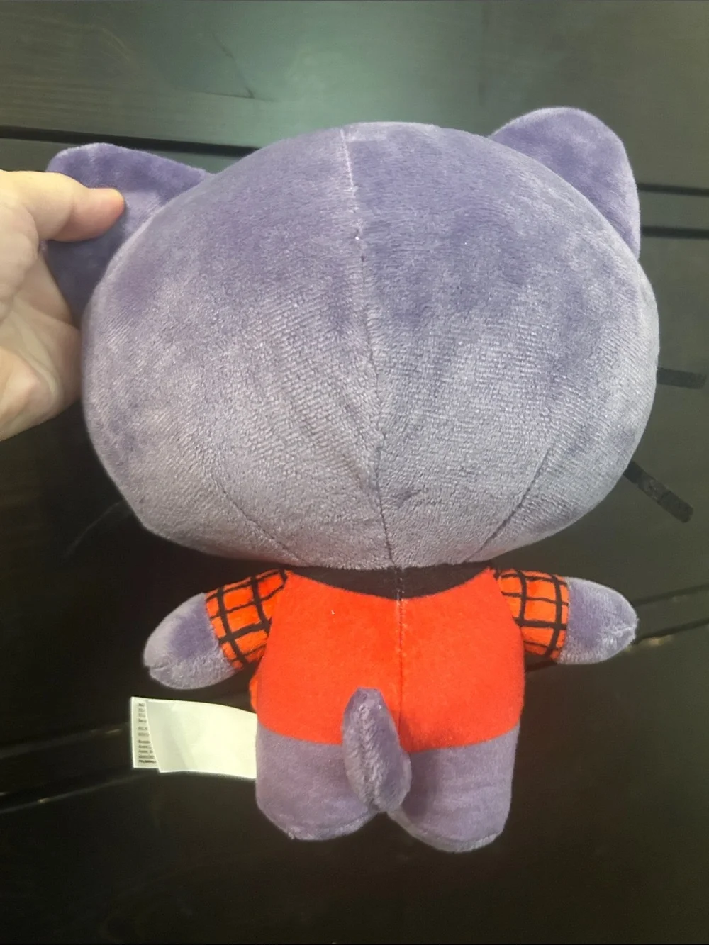 Hello Kitty Batman Plush Purple Cat Toy with Red Jacket - Pet Cat Plush
